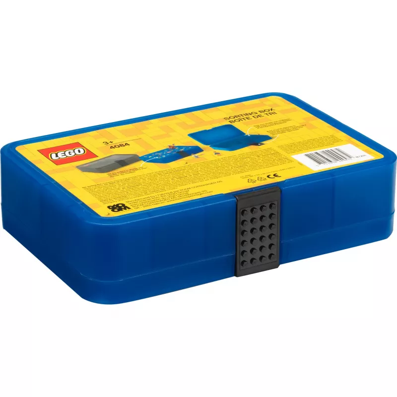 ROOM COPENHAGEN LEGO Sorting Box Iconic, Transparent Blue, 11 Compartments