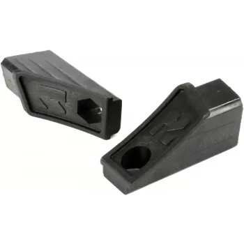 Root Industries Deck Rear Plugs - Black Nylon Stunt Scooter Deck End Caps (Pair)