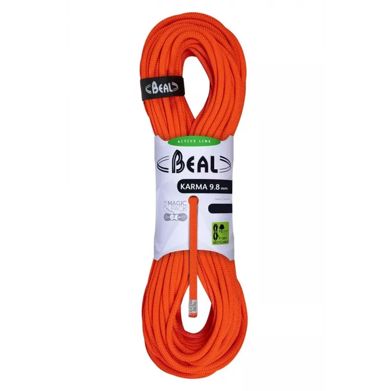 Lina dynamiczna 9.8mm 80m Solid Orange BEAL