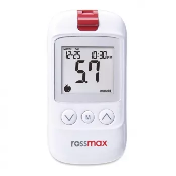 ROSSMAX HS200 BT Urządzenie do monitorowania poziomu glukozy we krwi z Bluetooth