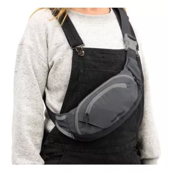 Ruffwear Home Trail Hip Pack - Granite Gray, 1.8L, Water-Repellent, Reflective