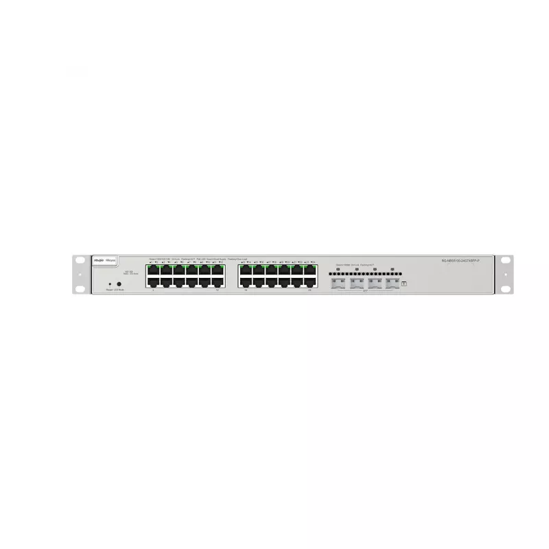 Ruijie Networks RG-NBS5200-24GT4XS-P 24-portowy przełącznik Gigabit Layer 3 zarządzalny PoE+ z 4 portami 10G SFP+