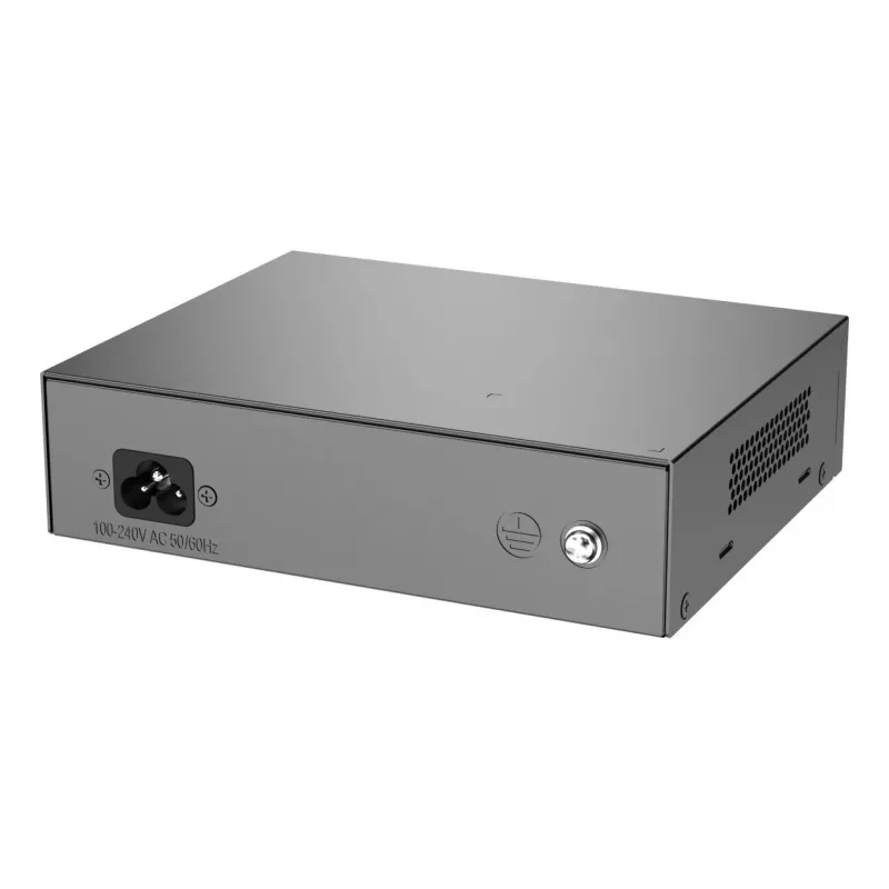 Ruijie RG-ES106F-P 6-portowy przełącznik Fast Ethernet PoE, 4 porty PoE+, budżet 54W, niezarządzalny, czarny