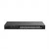 Ruijie RG-ES126FGS-LP 24-Port Fast Ethernet PoE+ Switch z 2 Gigabit SFP Uplinks, 370W PoE Budget, Rackmount