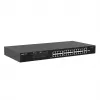 Ruijie RG-ES126FGS-LP 24-Port Fast Ethernet PoE+ Switch z 2 Gigabit SFP Uplinks, 370W PoE Budget, Rackmount