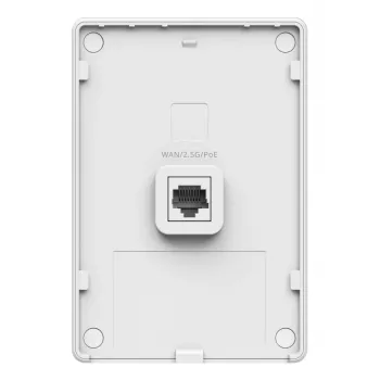 RUIJIE RG-RAP72-WALL Wi-Fi 7 Tri-Band Wall-Plate Access Point, 2.5GbE Uplink, PoE+ Powered