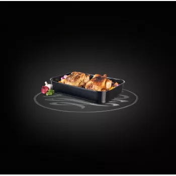 Russell Hobbs CW114311 VIT Enamel 42cm Deep Roaster - Czarny