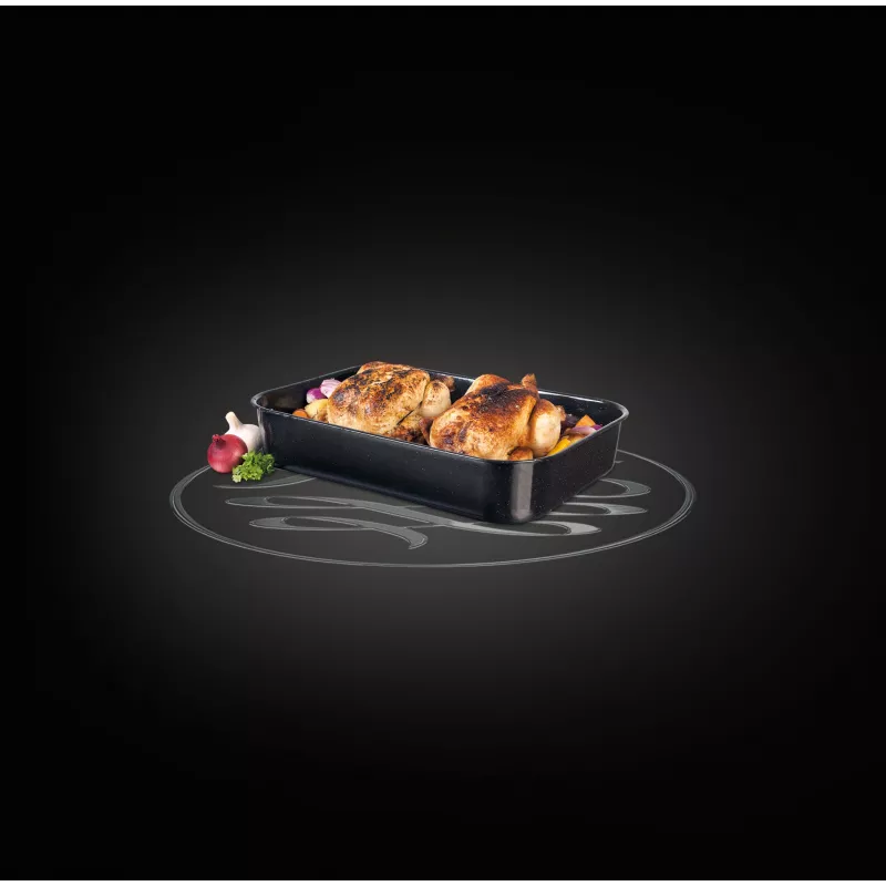 Russell Hobbs CW114311 VIT Enamel 42cm Deep Roaster - Czarny