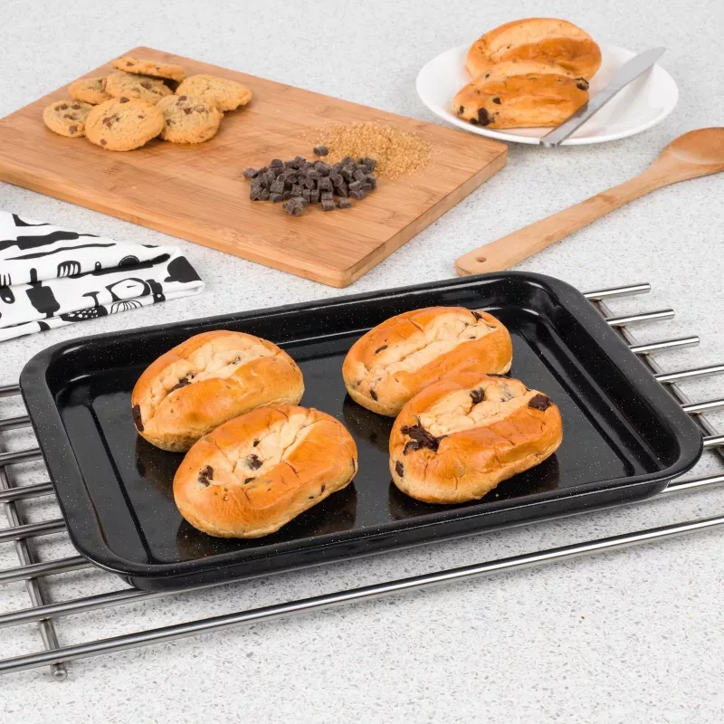 Russell Hobbs CW114712EU 36cm Blacha do pieczenia - stal węglowa, nieprzywierająca, prostokątna, czarna