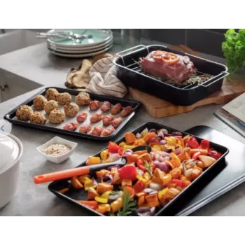 Russell Hobbs CW91612EU7 34cm Enamel Roaster & Rack