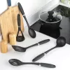 Russell Hobbs RH03026EU7 5-częściowy zestaw przyborów kuchennych z obrotowym stojakiem, czarny i srebrny