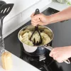 Russell Hobbs RH03026EU7 5-częściowy zestaw przyborów kuchennych z obrotowym stojakiem, czarny i srebrny