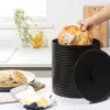 Pojemnik na chleb Russell Hobbs RH03269EU7, żebrowany, czarny