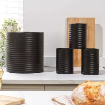 Russell Hobbs RH03270 Liniera 4-częściowy zestaw blatowy, czarny