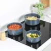Russell Hobbs RH03294EU7 Nightfall 4-częściowy zestaw garnków z inteligentnym klipsem