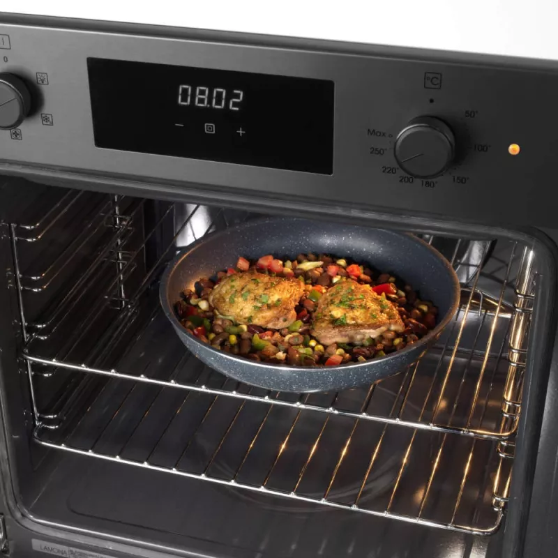 Russell Hobbs RH03296 Nightfall Stone 4-częściowy zestaw patelni Smart Clip