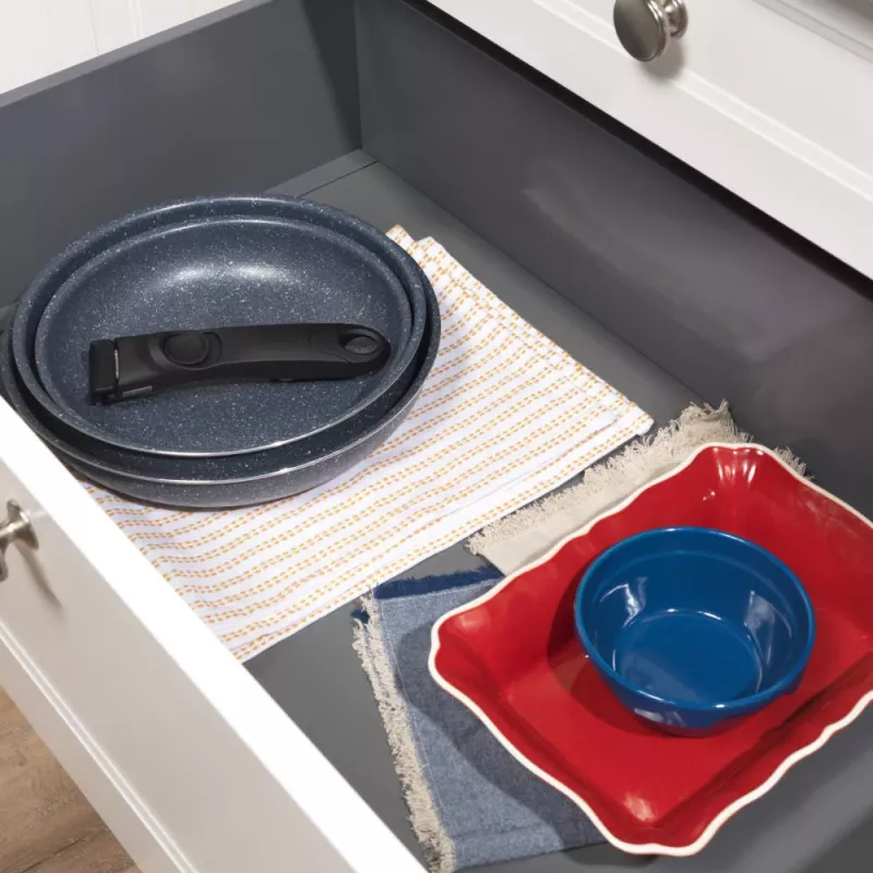 Russell Hobbs RH03297 Nightfall Stone 4-częściowy zestaw patelni Smart Clip