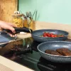 Russell Hobbs RH03297 Nightfall Stone 4-częściowy zestaw patelni Smart Clip