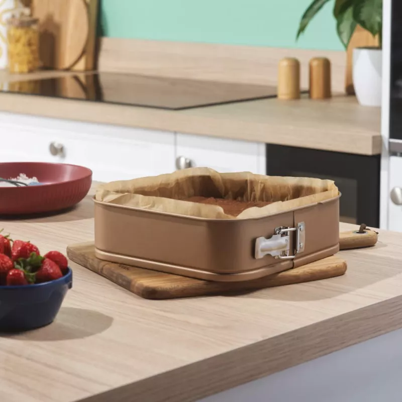Russell Hobbs RH03792G Opulence Kwadratowa Forma do Pieczenia z Obręczą 23 cm Grafitowy
