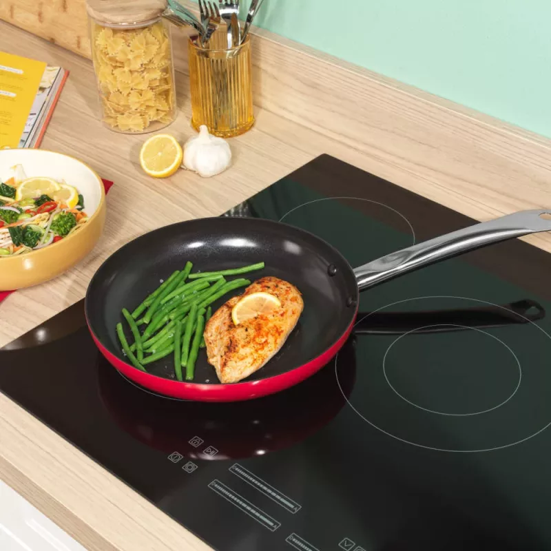 Russell Hobbs RH03804 Riviera 24cm Patelnia - Kute aluminium, Ceramiczna wzmocniona powłoka nieprzywierająca, Kompatybilna z indukcją