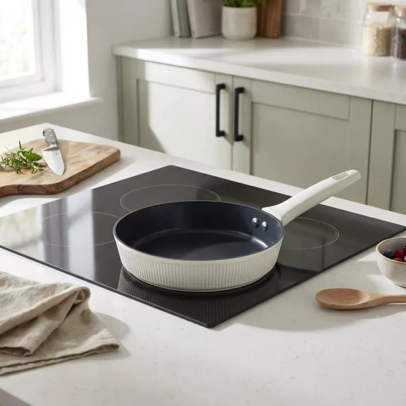 Russell Hobbs RH03861C Cote 24 cm Fry Pan, Cream