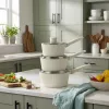 Russell Hobbs RH03867C Cote 18 cm Saucepan, Cream