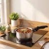 Russell Hobbs RH04034 Zestaw 4 garnków ze stali nierdzewnej z inteligentnymi pokrywkami Smart Clip