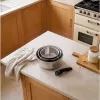 Russell Hobbs RH04034 Zestaw 4 garnków ze stali nierdzewnej z inteligentnymi pokrywkami Smart Clip