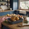 Russell Hobbs RH04097 Nightfall Stone Roaster And Rack - Grey, Carbon Steel, 38 cm