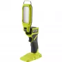 RYOBI 18V ONE+ Bezprzewodowa LED Lampa Projektowa (Samo Narzędzie) - 2500 lumenów, obrotowa głowica 360°, port ładowania USB, IP54