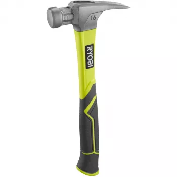 Młotek ciesielski RYOBI RH16FSS (Zielony/Szary, Magnetyczny uchwyt na gwoździe)