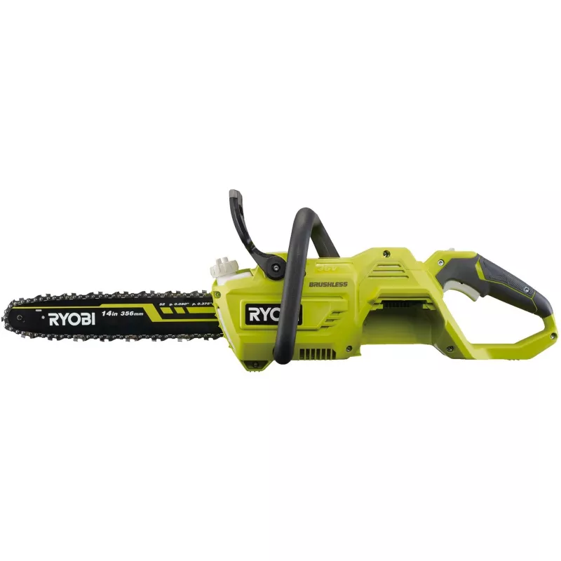 RYOBI MAX POWER Akumulatorowa Piła Łańcuchowa RY36CSX35A-0, 36V (Zielony/Czarny, samo narzędzie)