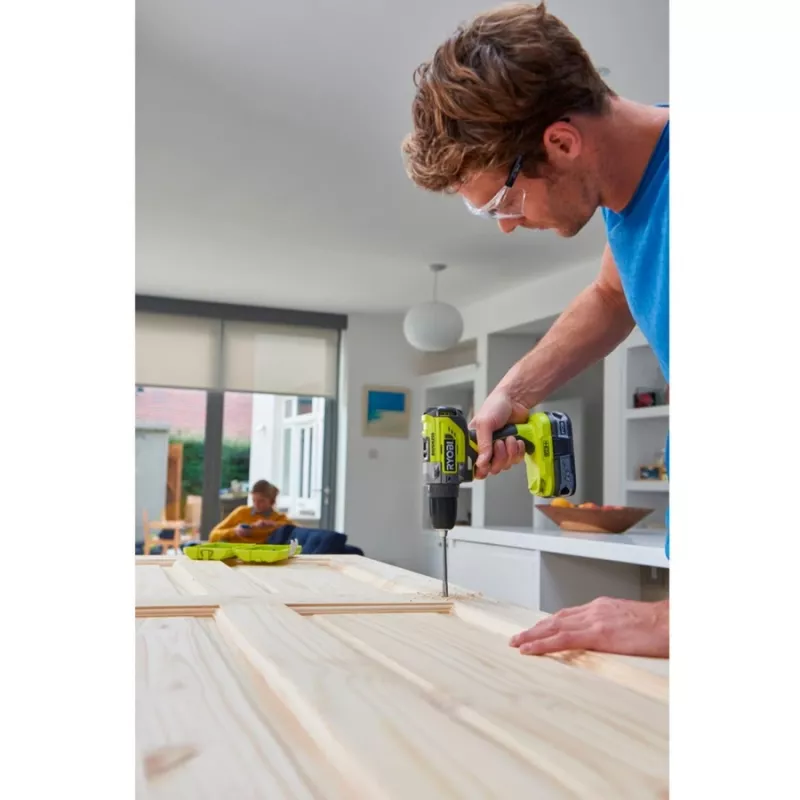 RYOBI ONE+ 18V akumulatorowa wiertarka udarowa R18PD5-220S, 2x 2.0Ah akumulatory Li-Ion