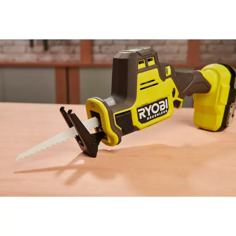 RYOBI ONE+ Bezszczotkowa Piła Szablasta RRS18CBL-0, 18V (Zielony/Czarny, Samo Narzędzie)