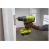 RYOBI ONE+ Akumulatorowa Wiertarko-Wkrętarka R18DD7-220S, 18V (Zielony/Czarny, 2x Akumulator Li-Ion 2.0Ah, Torba Narzędziowa)