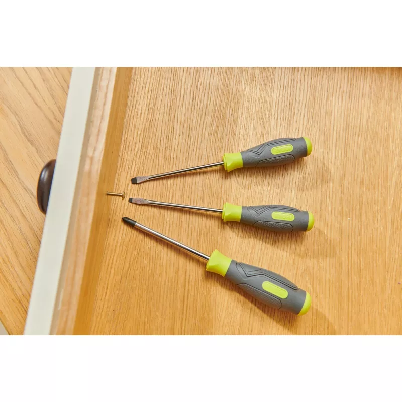 RYOBI RSD1PH2S 3-częściowy zestaw wkrętaków (zielony/szary, PH2, SL5.5, SL4)