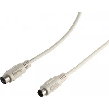 S CONN MAXIMUM CONNECTIVITY ShiverPeaks kabel przedłużający PS/2, 6-pin Mini DIN męski do żeńskiego, 3,0 m, czarny 78106-3