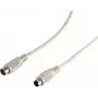 S CONN MAXIMUM CONNECTIVITY ShiverPeaks kabel przedłużający PS/2, 6-pin Mini DIN męski do żeńskiego, 3,0 m, czarny 78106-3