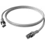 Kabel sieciowy Sacon DualBoot PushPull Cat6 S/FTP, szary, 3m CPP10ACACA0030