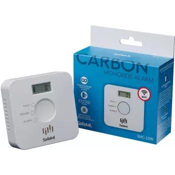 SAFEMI SHC-10W WiFi Smart Smoke Detector - Fotoelektryczny, Kompatybilny z Tuya, 3-letnia gwarancja