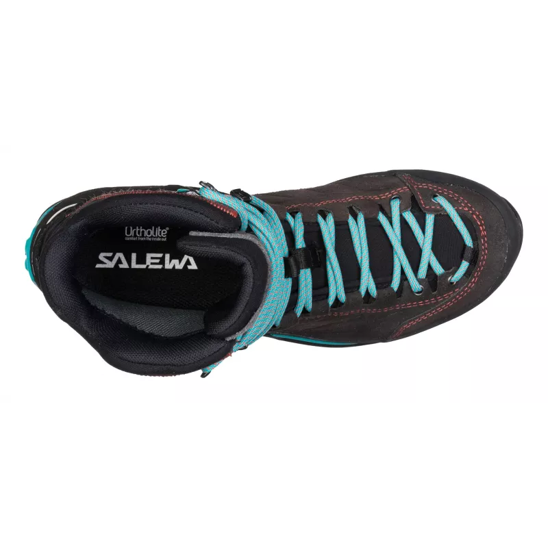 Salewa MTN Trainer Mid GTX Damskie Dorosłe Czarny, Niebieski