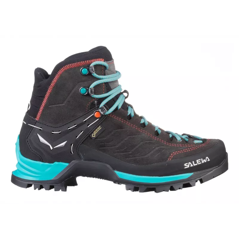 Salewa MTN Trainer Mid GTX Damskie Dorosłe Czarny, Niebieski