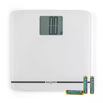 Salter 9075 WFEU12 Max Elektroniczna Waga Łazienkowa, Biała