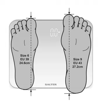 Salter 9204 BFEU12 Phantom Elektroniczna Waga Kuchenna, Czarna, 5 kg Pojemność, 1 g Działka, Wyświetlacz LCD, Wzmocniona Szklana Platforma