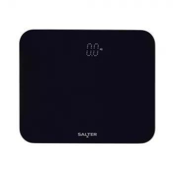 Salter 9204 BFEU12 Phantom Elektroniczna Waga Kuchenna, Czarna, 5 kg Pojemność, 1 g Działka, Wyświetlacz LCD, Wzmocniona Szklana Platforma