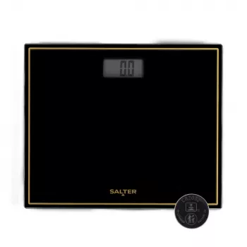 Salter 9207 BGHCFEU12 Kompaktowa elektroniczna waga łazienkowa, czarna