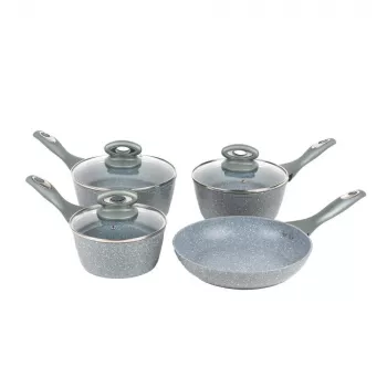 Salter BW04151G1EU7 Timeless Collection Zestaw 5 Garnków ze Stali Nierdzewnej