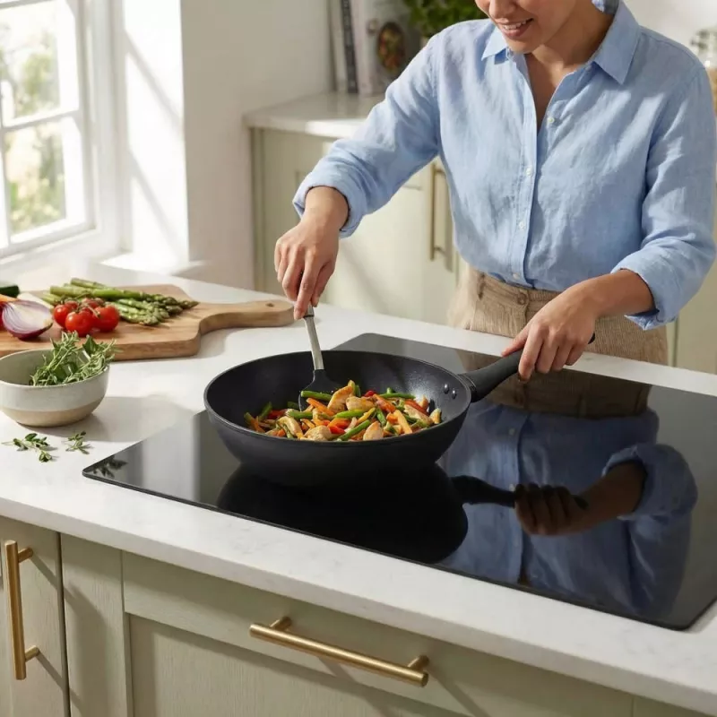 Salter BW11622SA3 Jewel Hex 28cm Stir-Fry Pan
