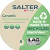 Salter BW12877AS Cosmos Ceramiczna Patelnia 16cm, Czarny Exterior, Kremowy Interior, Kompatybilna z Indukcją