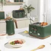 Salter BW12899G Toronto Bread Bin, Green/Wooden